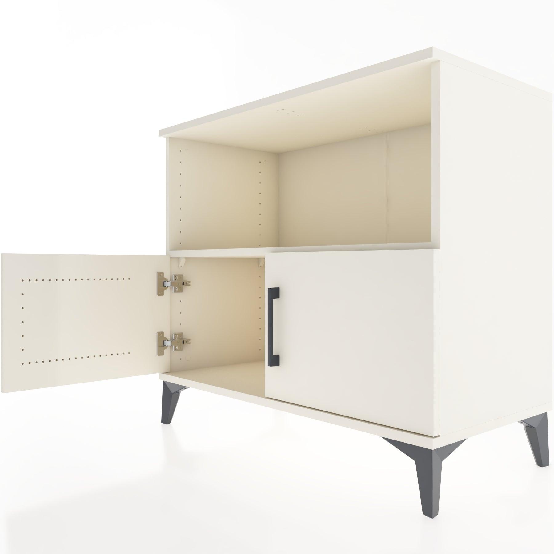Woodntry Modüler Şifonyer Aytaşı 88x44x68 cm Kapaklı ve Raflı KR36-1