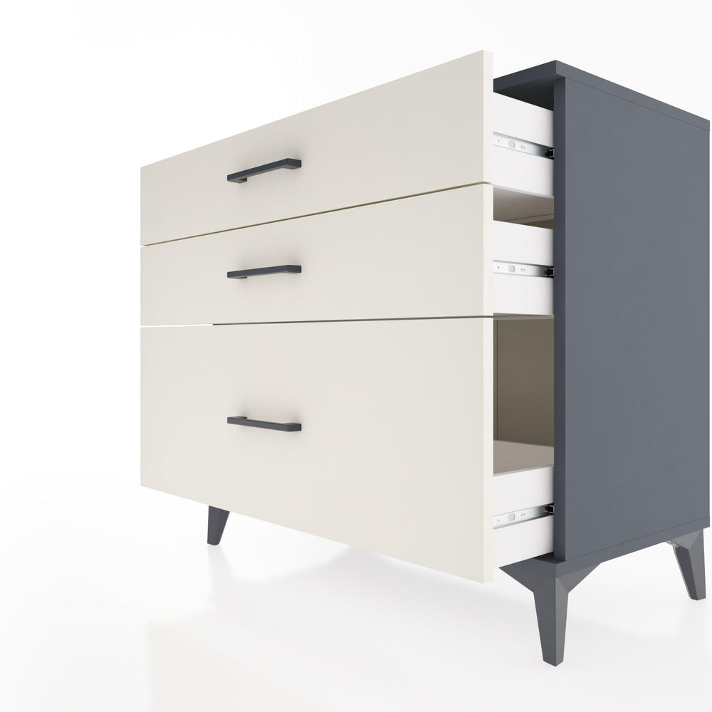 Woodntry Modular Dresser Anthracite 88x44x68 cm Drawer C37-2