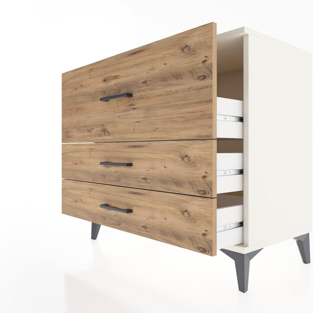 Woodntry Modüler Şifonyer Aytaşı 88x44x68 cm Çekmeceli C38-1