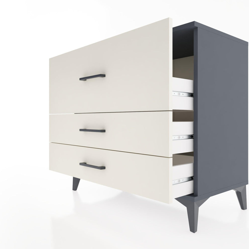 Woodntry Modular Dresser Anthracite 88x44x68 cm Drawer C38-2