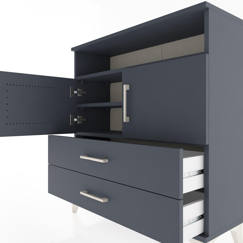 Woodntry Modular Dresser Anthracite 88x30x84 cm Functional F39-2