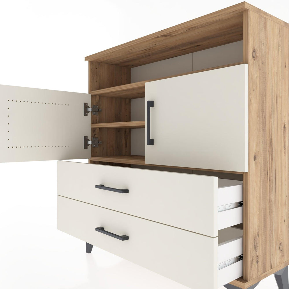 Woodntry Modular Dresser Pine 88x30x84 cm Functional F39-3