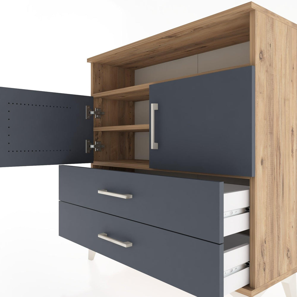 Woodntry Modular Dresser Pine 88x30x84 cm Functional F39-3