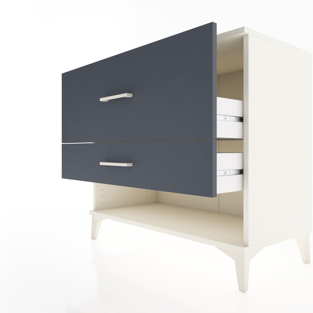 Woodntry Modular Dresser Moonstone 88x44x68 cm with Drawers and Shelves CR40-1