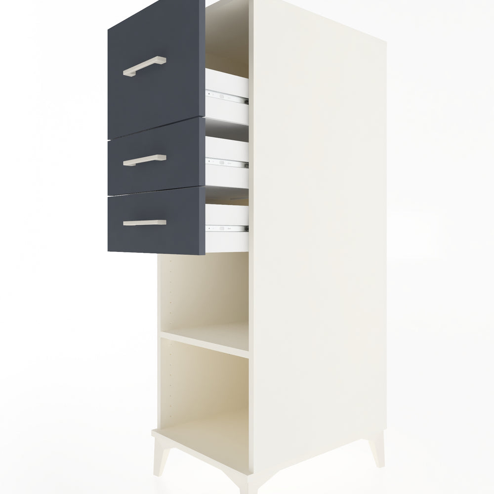 Woodntry Modüler Dolap Aytaşı 44x59x122 cm Çekmeceli ve Raflı CR90-1