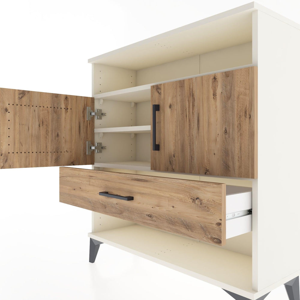 Woodntry Modular Dresser Moonstone 88x30x84 cm Functional F40-1