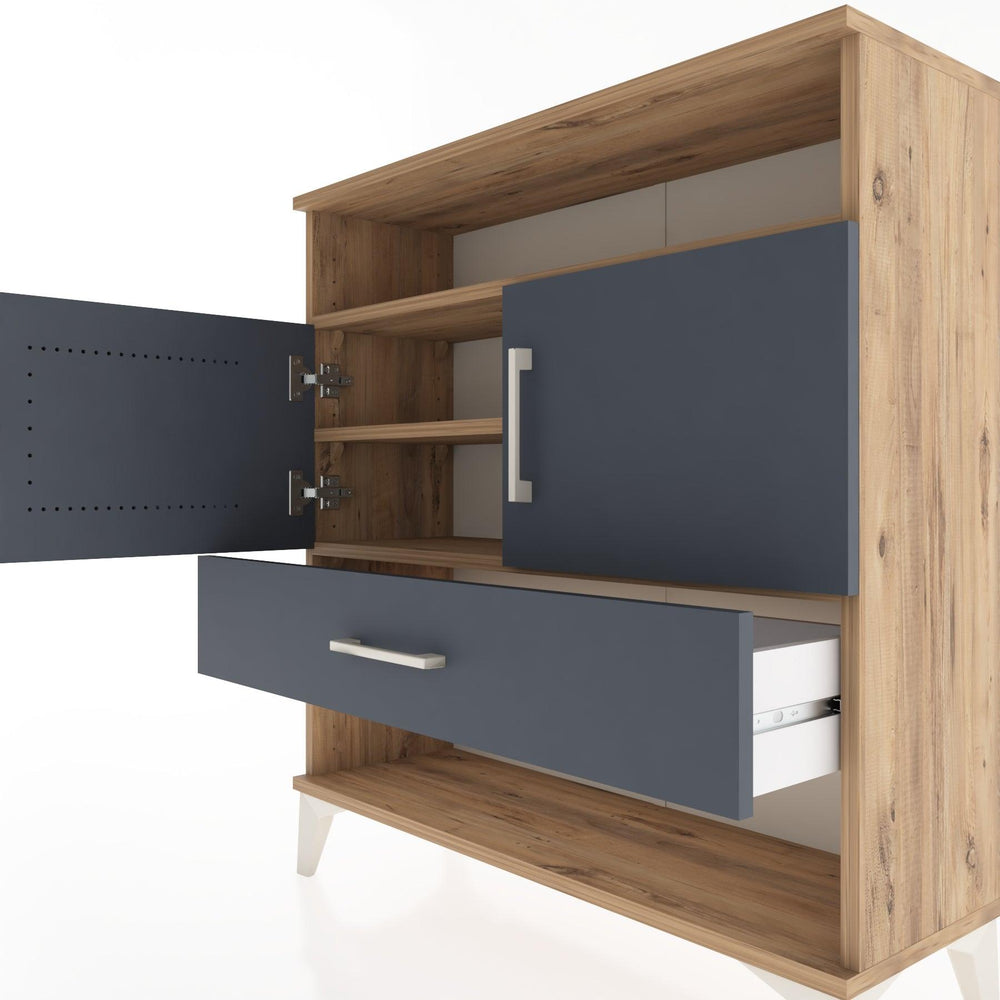 Woodntry Modüler Şifonyer Çam 88x30x84 cm Fonksiyonel F40-3