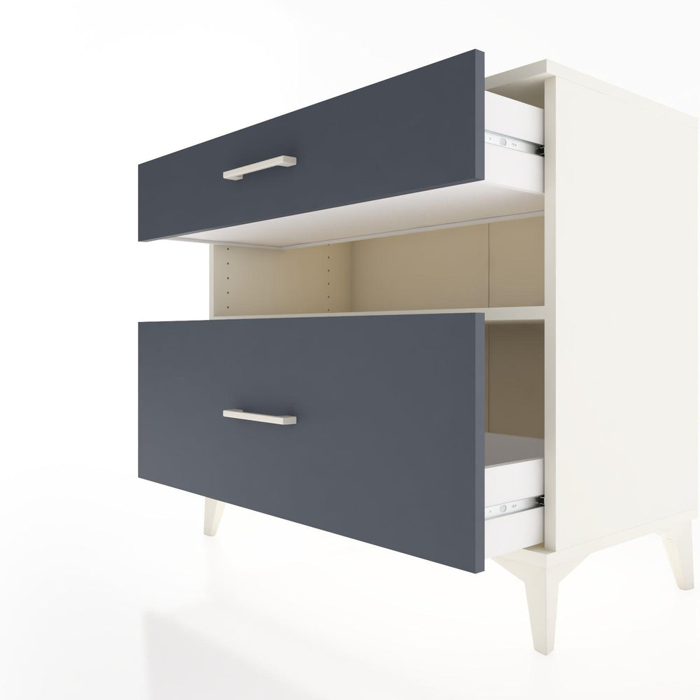 Woodntry Modüler Şifonyer Aytaşı 88x44x68 cm Çekmeceli ve Raflı CR41-1