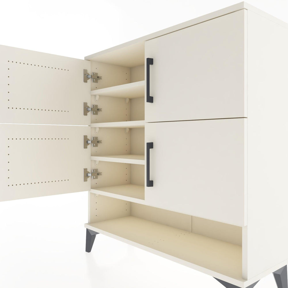 Woodntry Modular Dresser Moonstone 88x30x84 cm with Cover and Shelf KR42-1