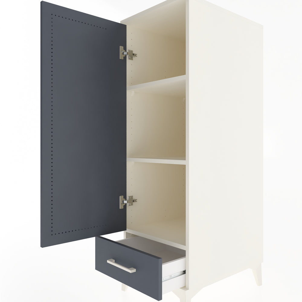 Woodntry Modular Cabinet Moonstone 44x59x122 cm with Doors and Drawers KC43-1