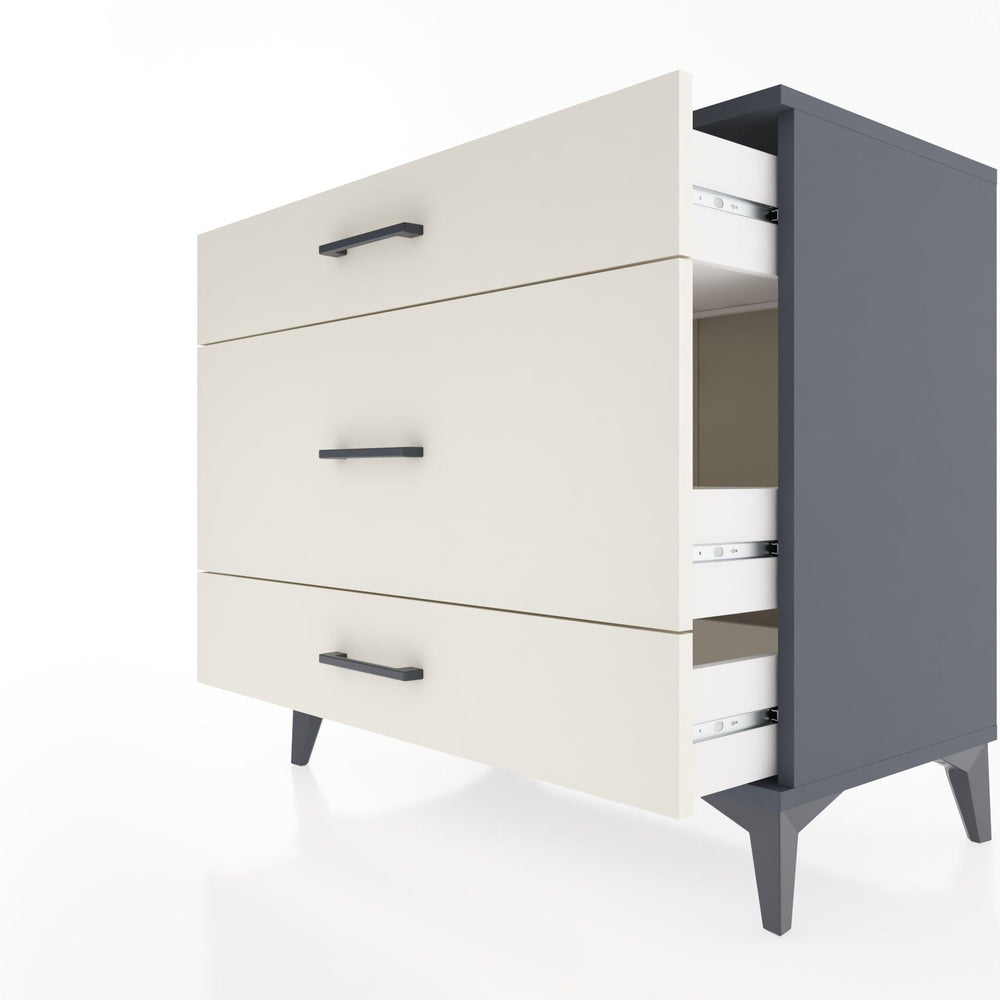 Woodntry Modular Dresser Anthracite 88x44x68 cm Drawer C43-2