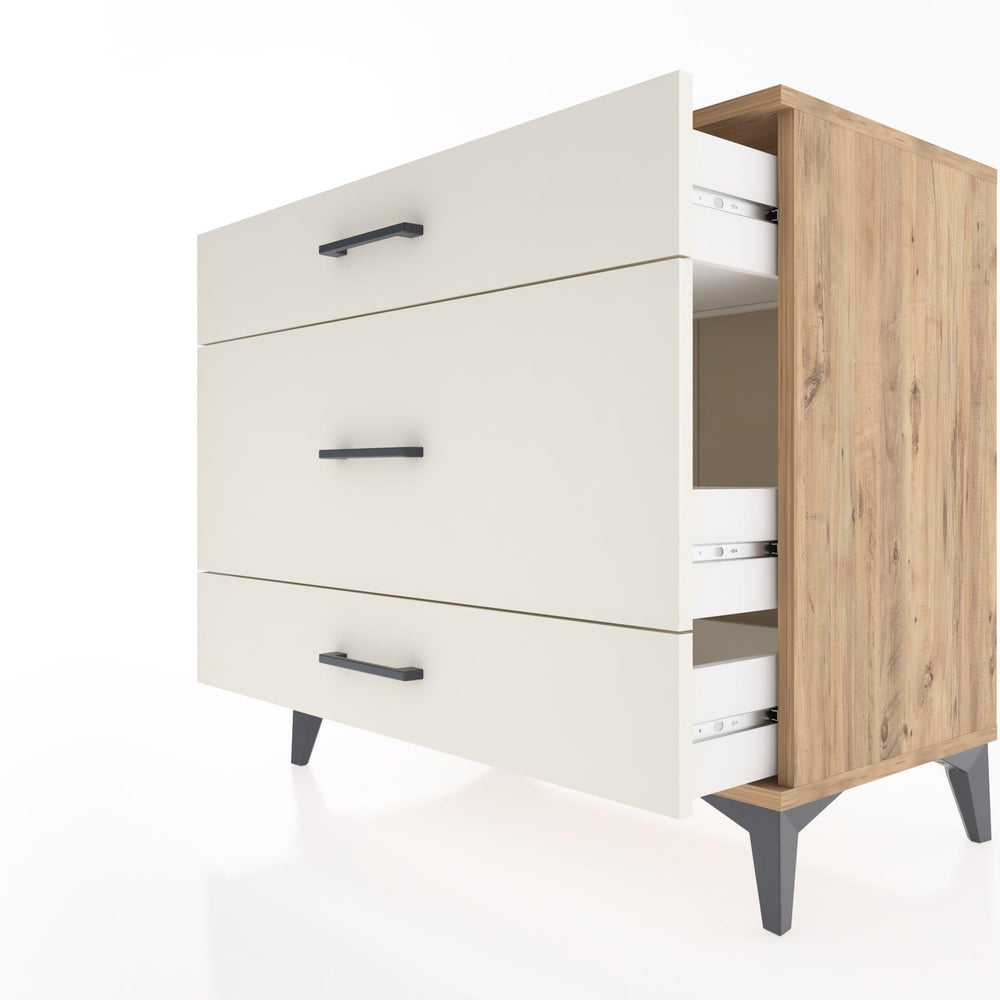 Woodntry Modular Dresser Pine 88x44x68 cm Drawer C43-3