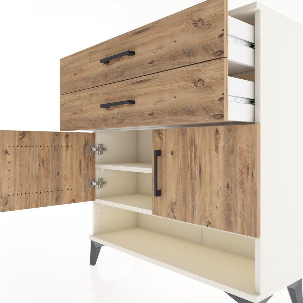 Woodntry Modular Dresser Moonstone 88x30x84 cm Functional F46-1