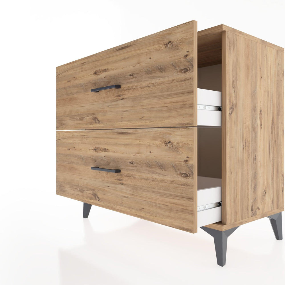 Woodntry Modüler Şifonyer Çam 88x44x68 cm Çekmeceli C46-3