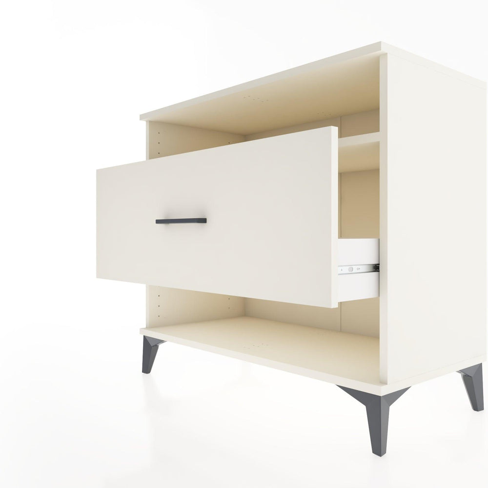 Woodntry Modular Dresser Moonstone 88x44x68 cm with Drawers and Shelves CR47-1