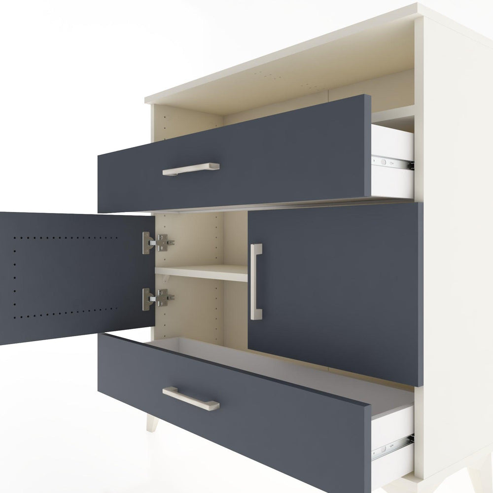 Woodntry Modular Dresser Moonstone 88x30x84 cm Functional F48-1