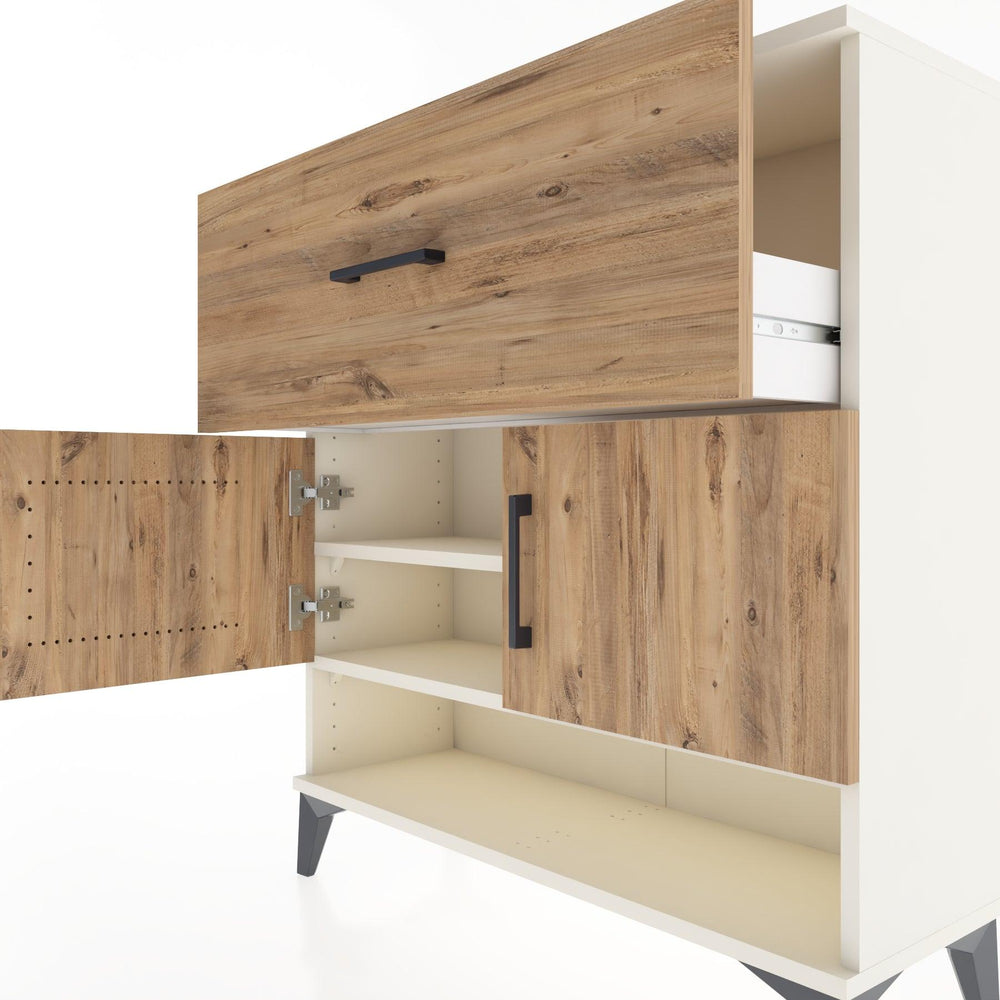 Woodntry Modular Dresser Moonstone 88x30x84 cm Functional F50-1