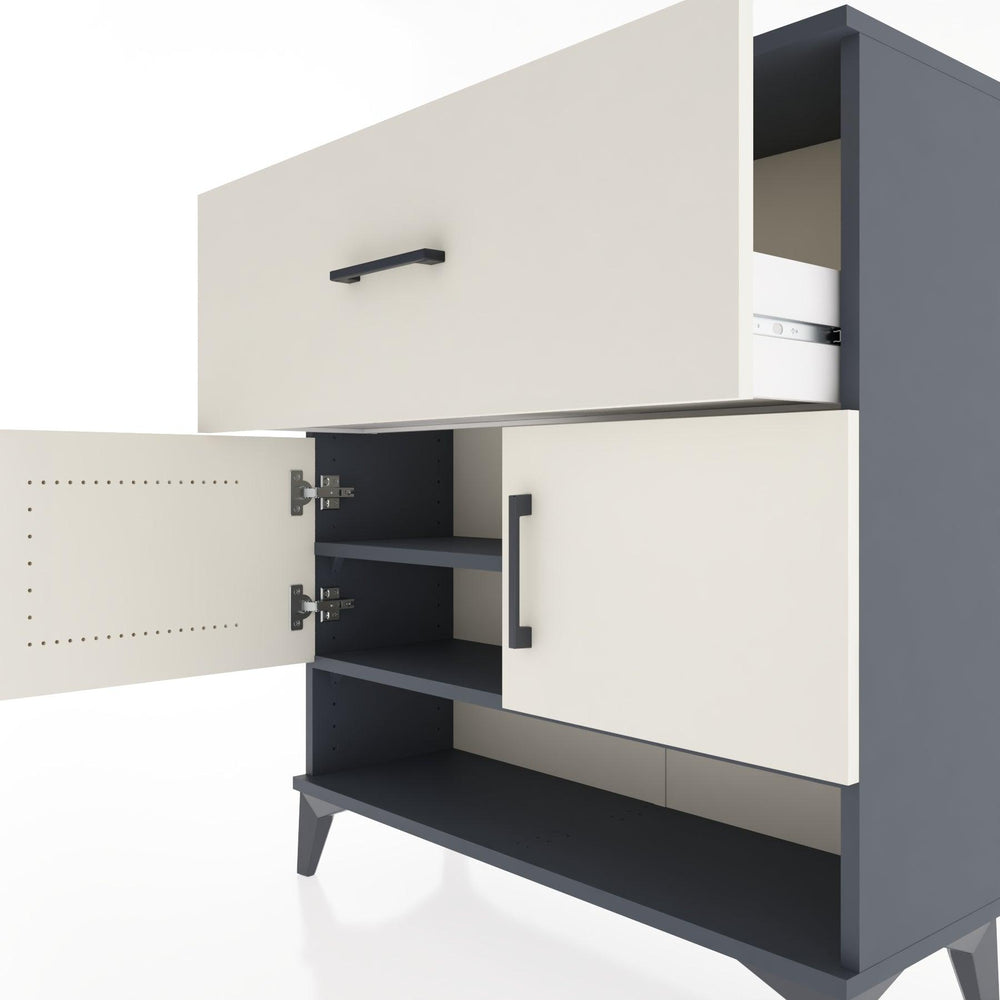 Woodntry Modular Dresser Anthracite 88x30x84 cm Functional F50-2