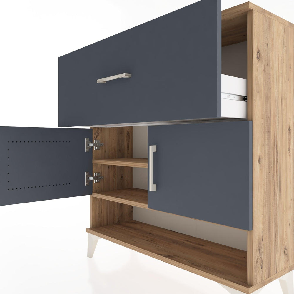 Woodntry Modüler Şifonyer Çam 88x30x84 cm Fonksiyonel F50-3