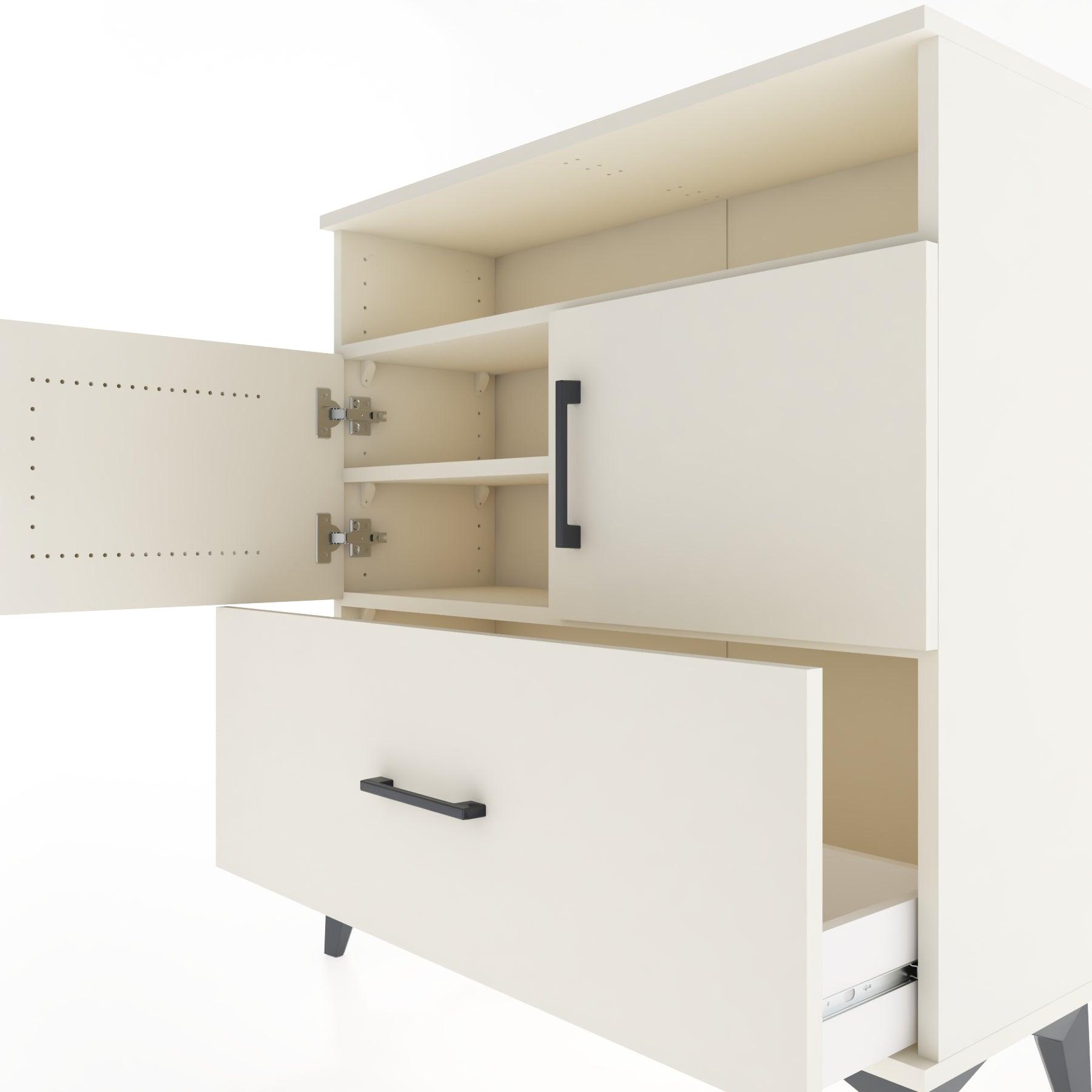 Woodntry Modular Dresser Moonstone 88x30x84 cm Functional F51-1
