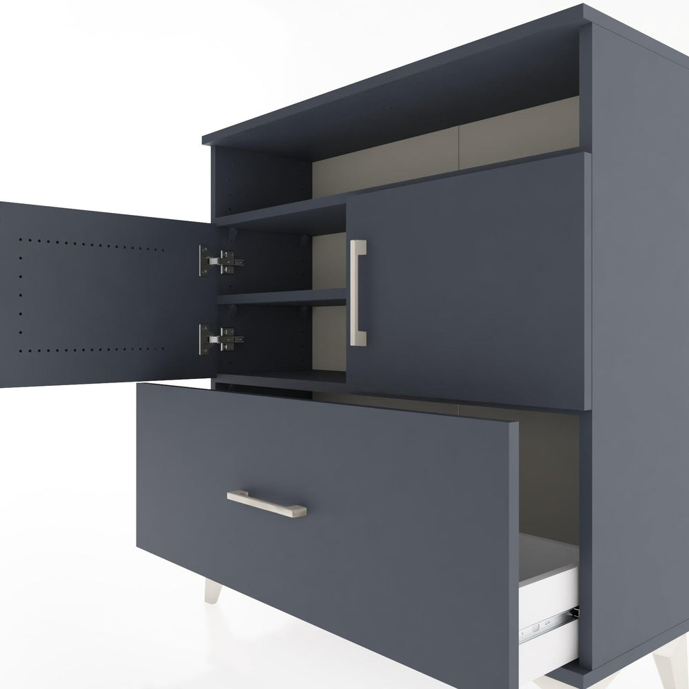 Woodntry Modular Dresser Anthracite 88x30x84 cm Functional F51-2