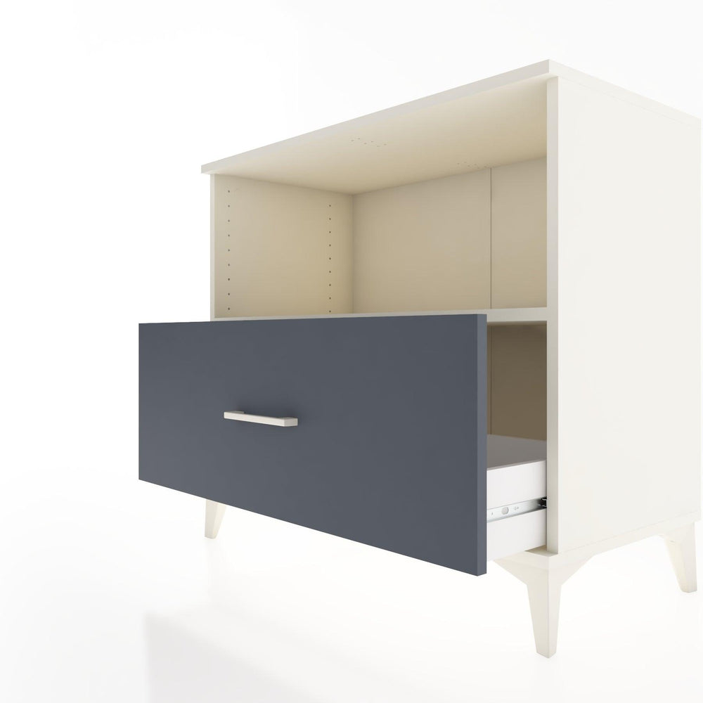 Woodntry Modular Dresser Moonstone 88x44x68 cm with Drawers and Shelves CR53-1