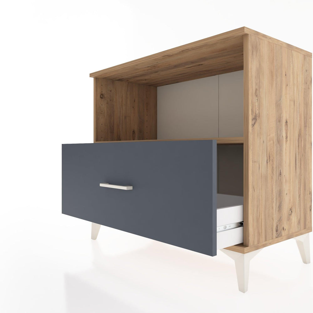 Woodntry Modüler Şifonyer Çam 88x44x68 cm Çekmeceli ve Raflı CR53-3