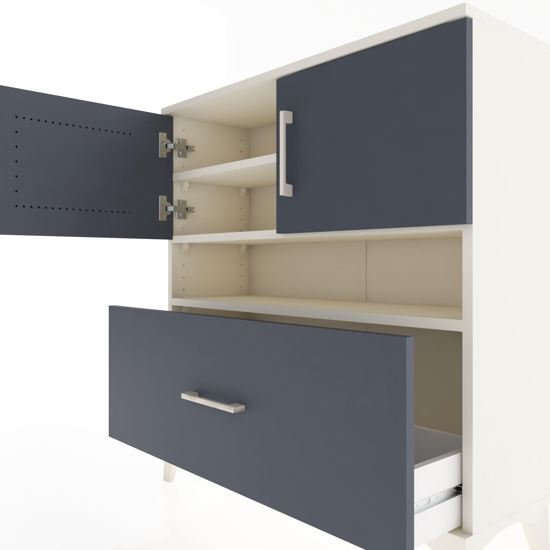 Woodntry Modular Dresser Moonstone 88x30x84 cm Functional F54-1