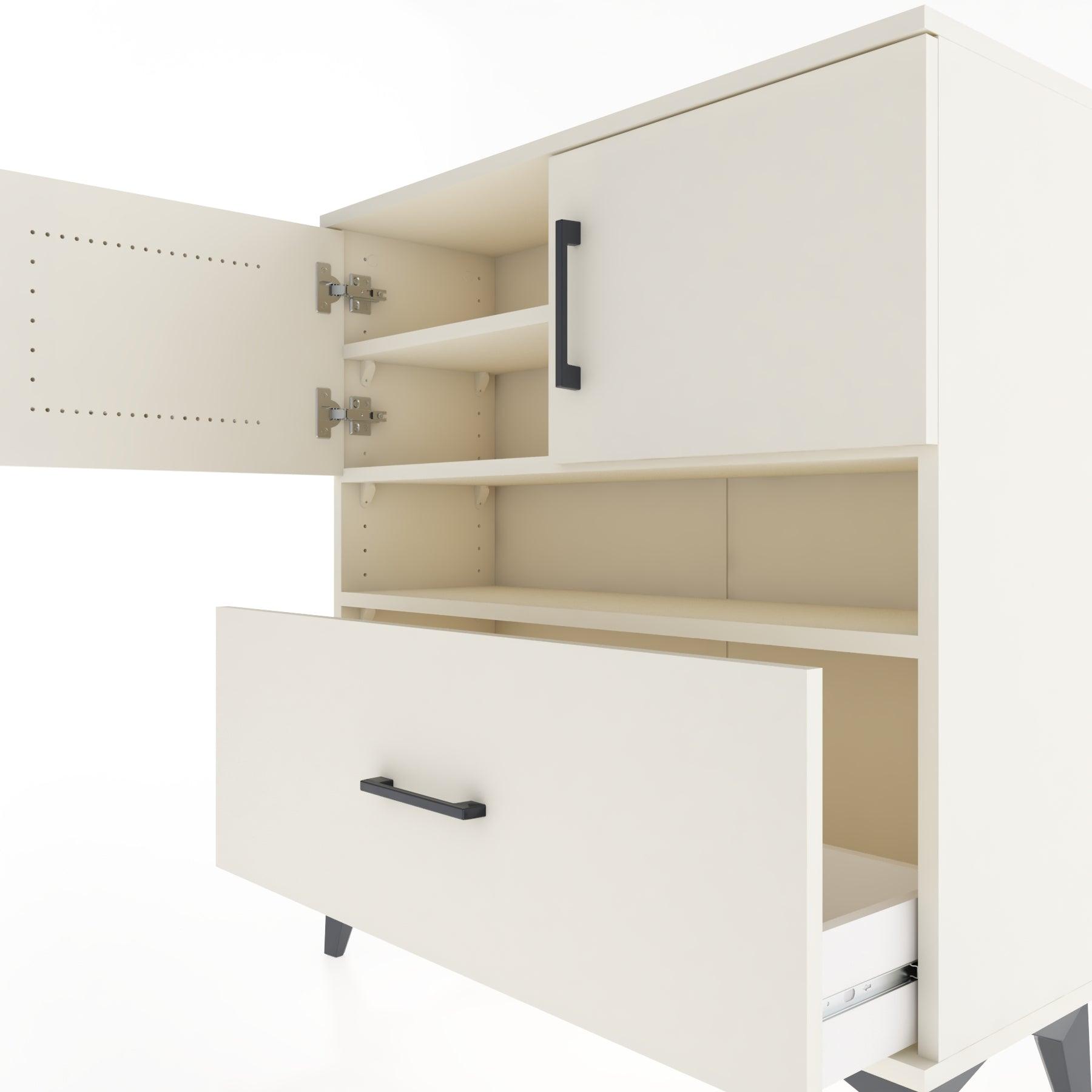 Woodntry Modular Dresser Moonstone 88x30x84 cm Functional F54-1