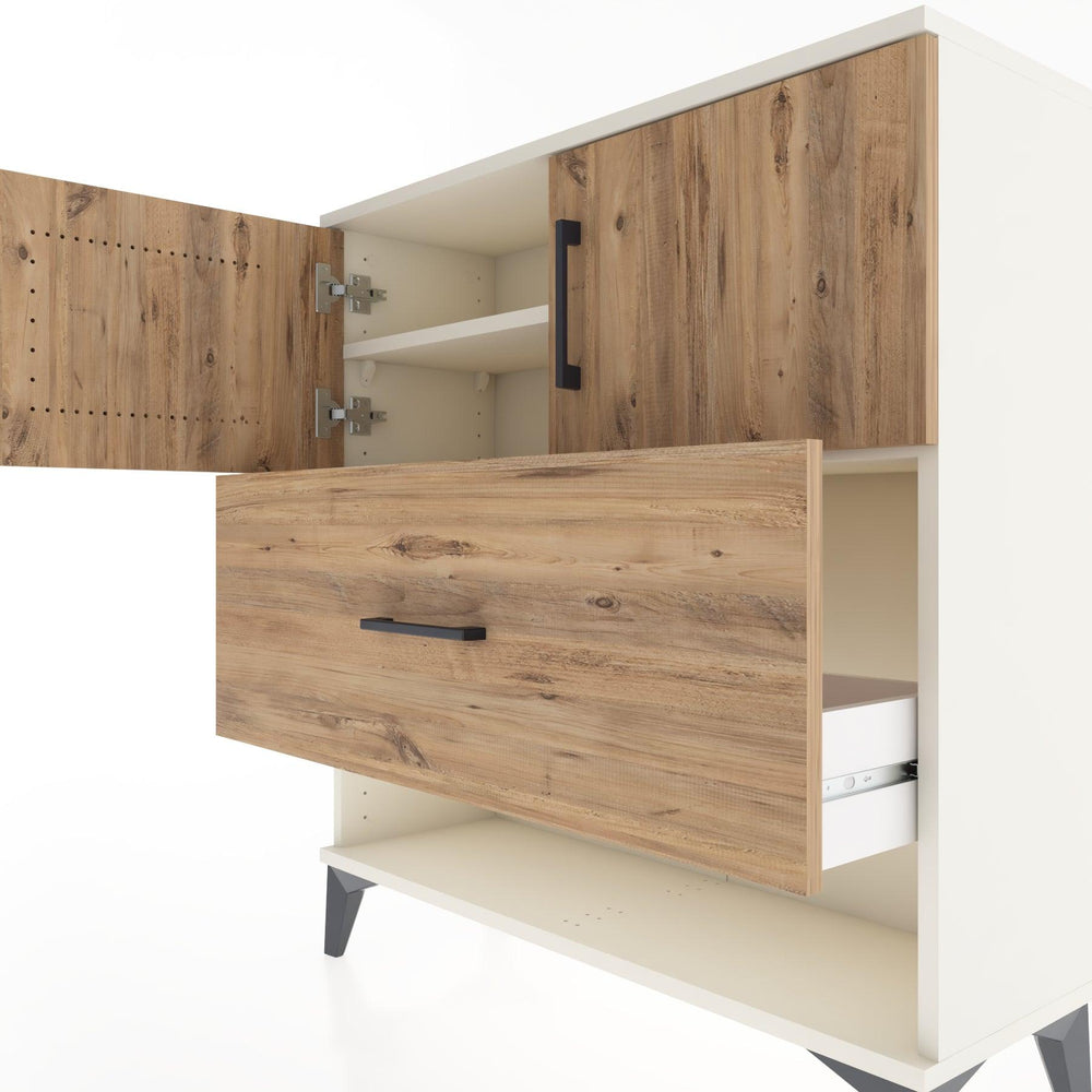 Woodntry Modular Dresser Moonstone 88x30x84 cm Functional F56-1