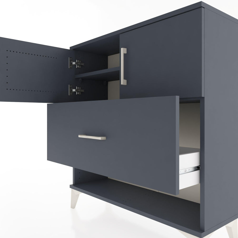 Woodntry Modular Dresser Anthracite 88x30x84 cm Functional F56-2