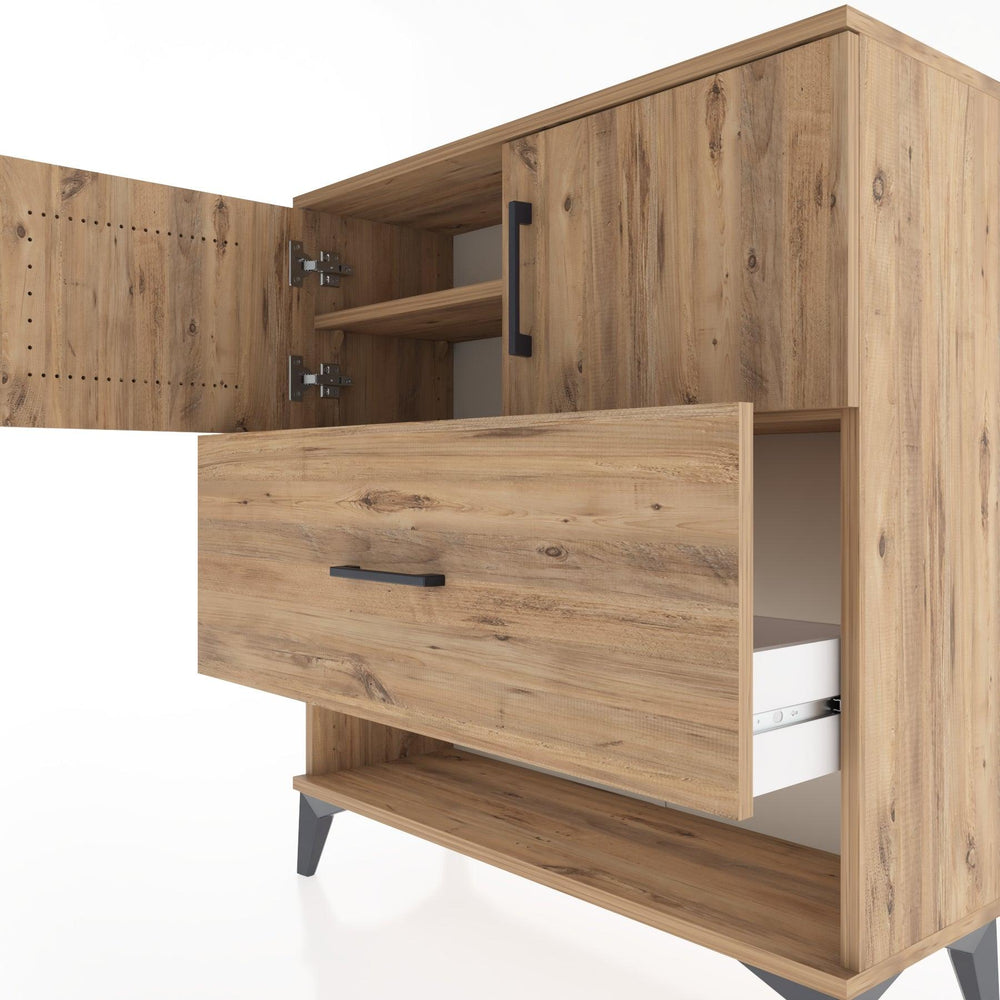 Woodntry Modular Dresser Pine 88x30x84 cm Functional F56-3