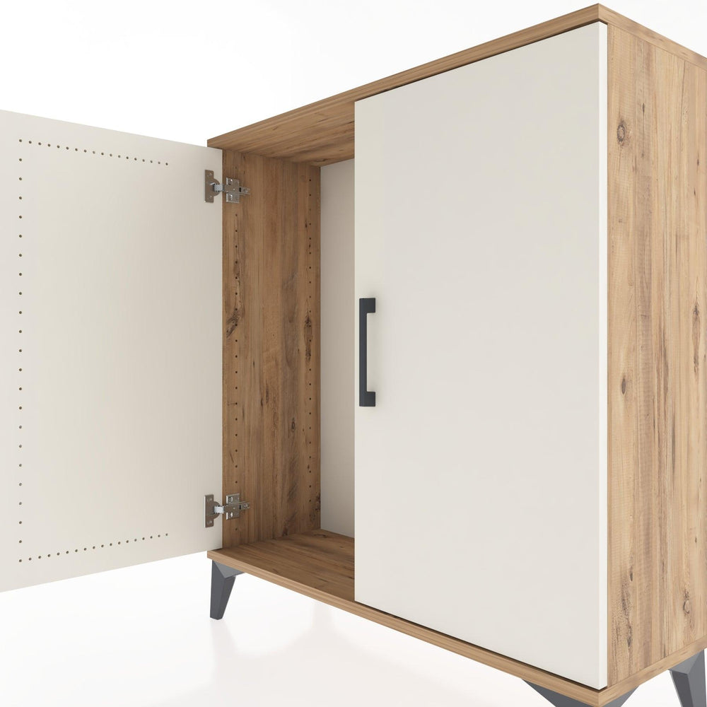 Woodntry Modüler Şifonyer Çam 88x30x84 cm Kapaklı K58-3