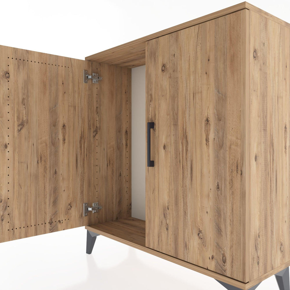 Woodntry Modüler Şifonyer Çam 88x30x84 cm Kapaklı K58-3