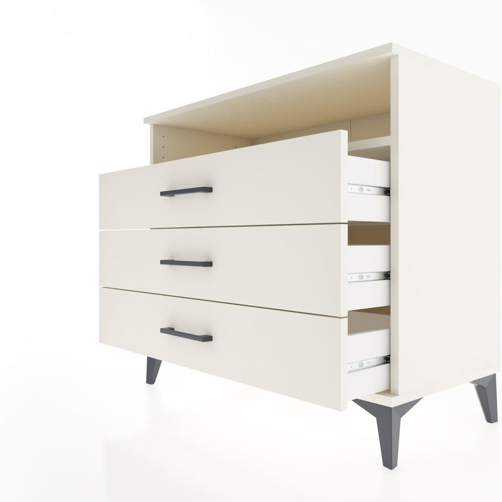 Woodntry Modüler Şifonyer Aytaşı 88x44x68 cm Çekmeceli ve Raflı CR60-1