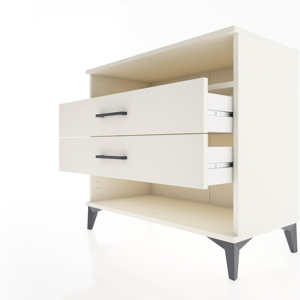 Woodntry Modüler Şifonyer Aytaşı 88x44x68 cm Çekmeceli ve Raflı CR61-1