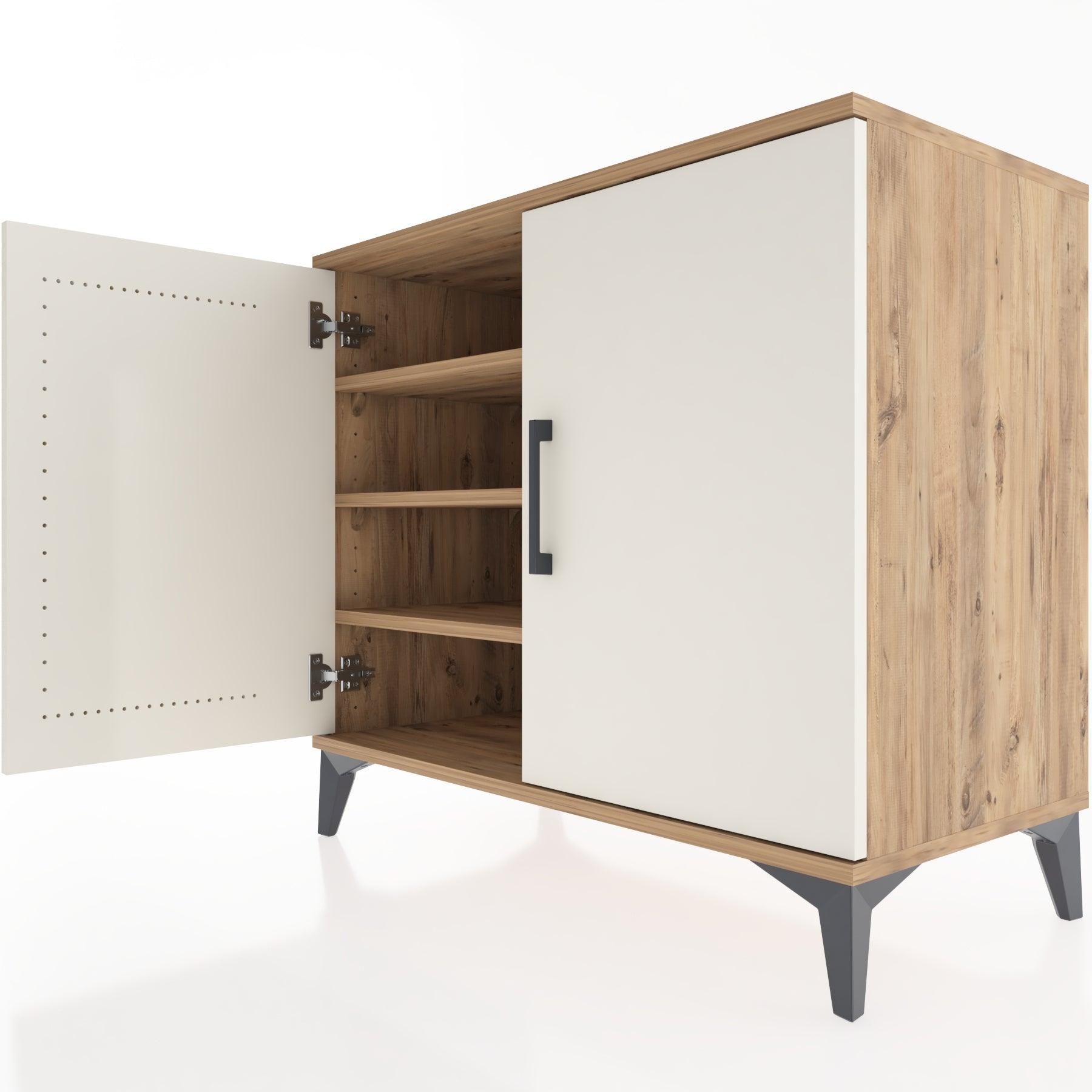 Woodntry Modüler Şifonyer Çam 88x44x68 cm Kapaklı K62-3
