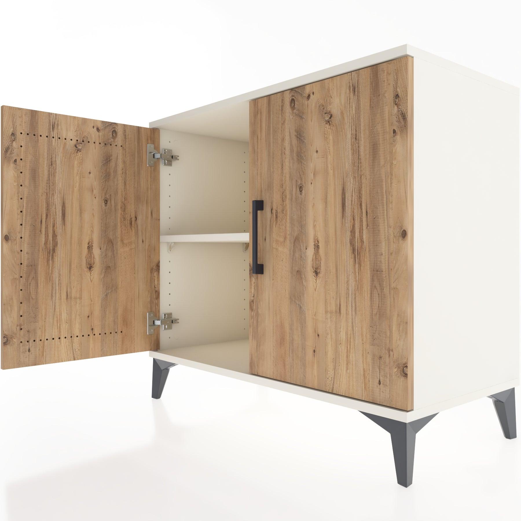 Woodntry Modüler Şifonyer Aytaşı 88x44x68 cm Kapaklı K64-1