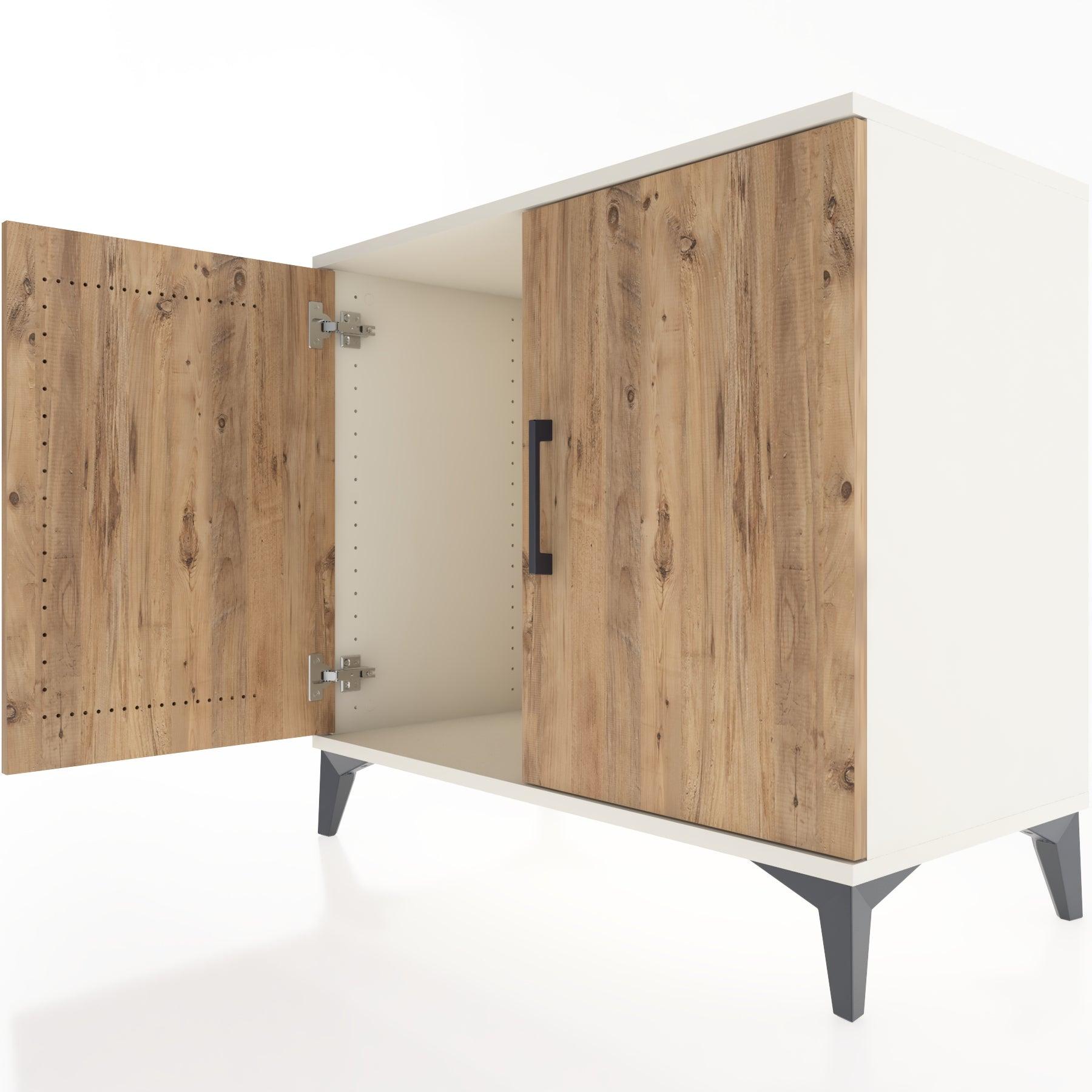 Woodntry Modüler Şifonyer Aytaşı 88x44x68 cm Kapaklı K65-1