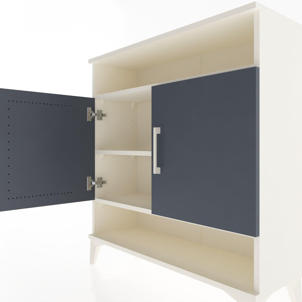 Woodntry Modüler Şifonyer Aytaşı 88x30x84 cm Kapaklı ve Raflı KR67-1