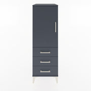 Woodntry Modular Cabinet Anthracite 44x59x122 cm with Doors and Drawers KC134-2